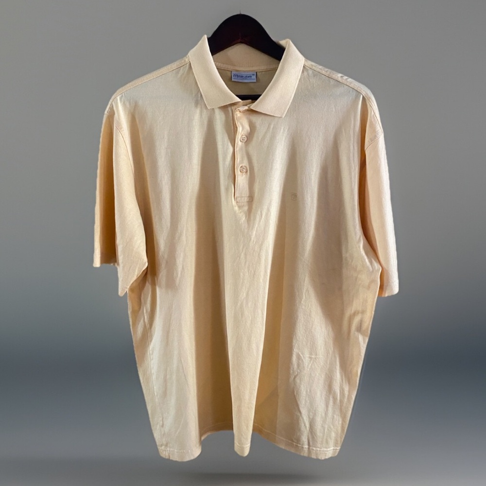 Marcatoré Milano Yellow Polo Shirt XXL Men’s Short Sleeve Cotton Classic Fit